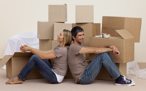 Planning a flat move in Finchley with organised packing supplies