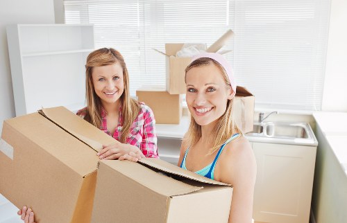 Professional movers handling a compact home relocation in Finchley